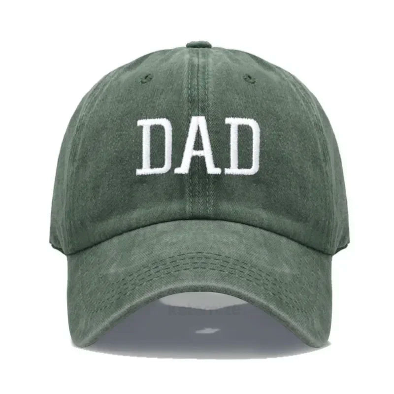 DAD MOM Embroidery Pure Cotton Baseball Cap Fashion Sport Golf Caps Sun Hat