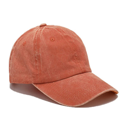 2026 Vintage Washed Denim Baseball Cap 100% Cotton Dad Hat
