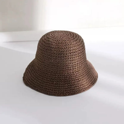 Beach Korean Straw Hat Summer Women Visor Bucket Hat