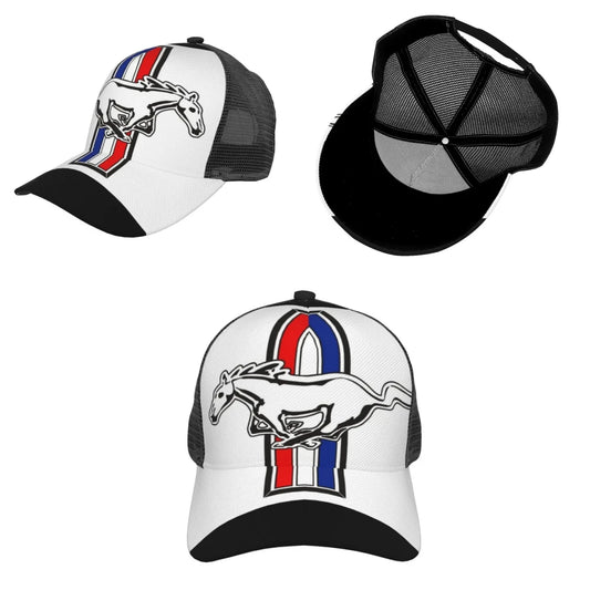 Fashion Unisex Mustang Snapback Racing Baseball Caps Hats Men Women Summer