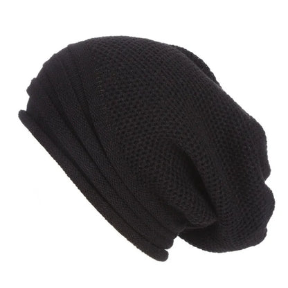 Winter Baggy Slouchy Beanie Hat Wool Knitted Warm Cap For Men Women Oversized