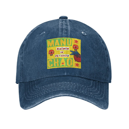 Windproof Suitable For Long Faces Vintage Denim Hat