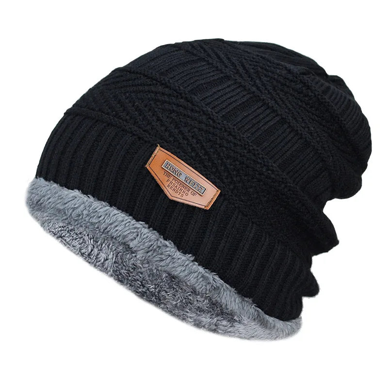 Winter Beanie Hat For Men Knitted Hat Winter Cap