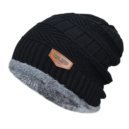 Winter Beanie Hat For Men Knitted Hat Winter Cap