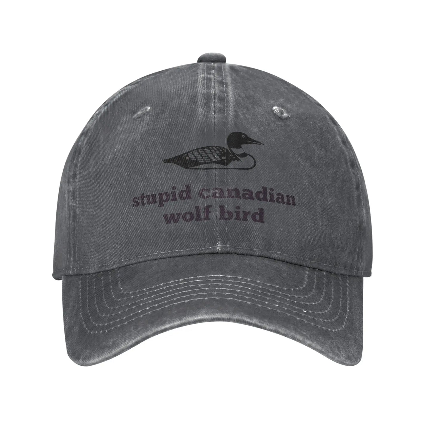 Funny Loon Quote Heated Rivalry Baseball Caps Vintage Distressed Denim Snapback Cap
