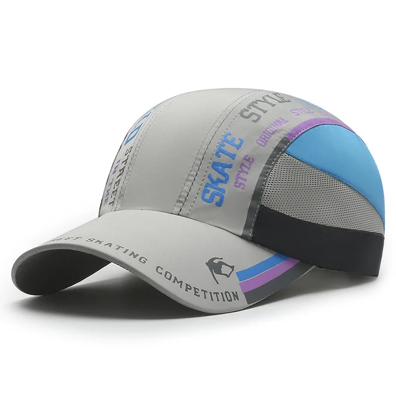 Summer Brand Men Sport Running Mountain Sweat Baseball Cap