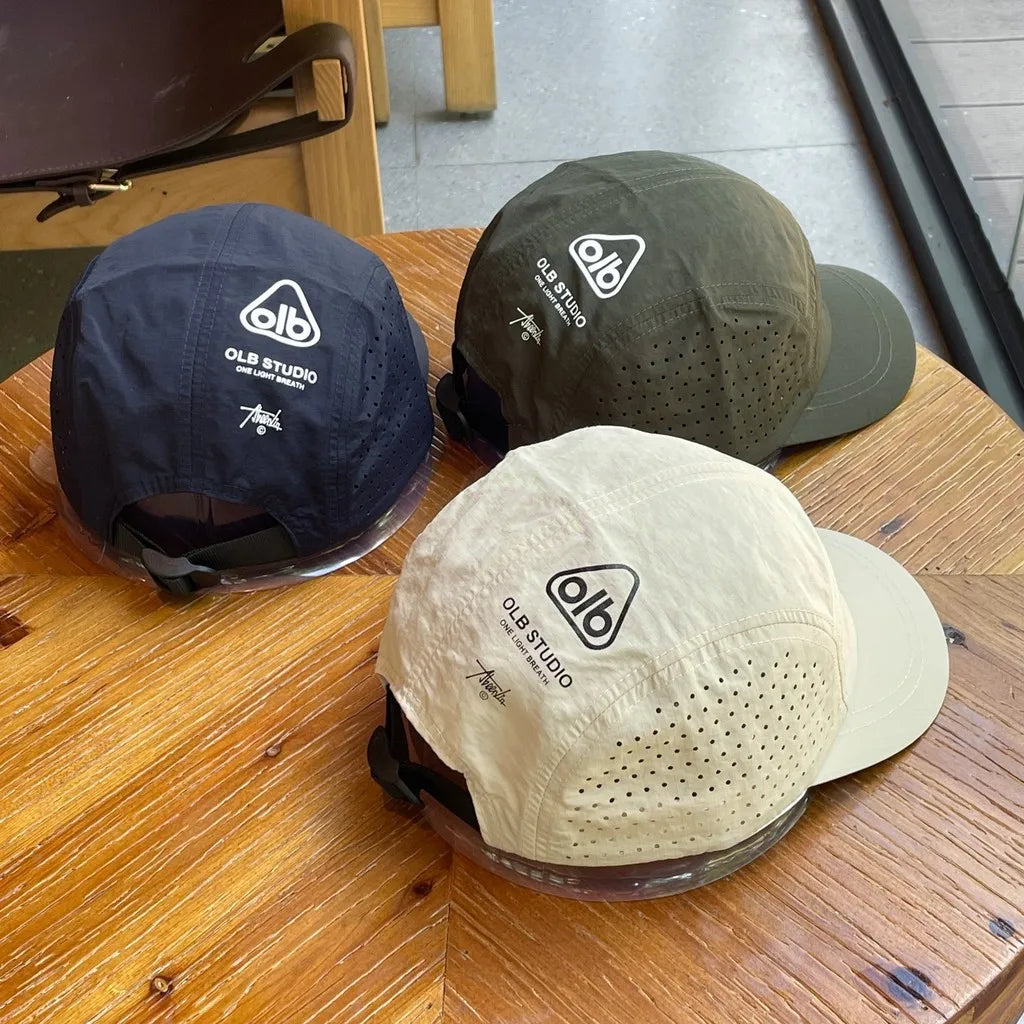 Short Brim Quick-Drying Mesh Baseball Cap