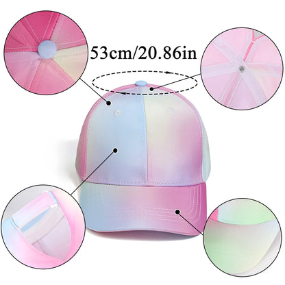 Fashion High Ponytail Kids Boy Hat Sun Hats Baseball Caps Baby Children Peaked Caps Hat