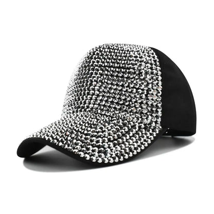 Fashion Luxury Vintage Sunscreen Hats Rhinestones Baseball Caps