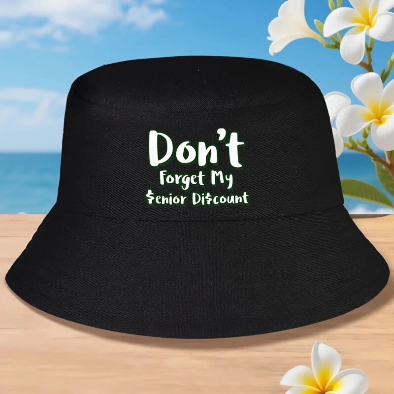 Don'T Forget My Senior Discount Funny Senior G Bucket Hat