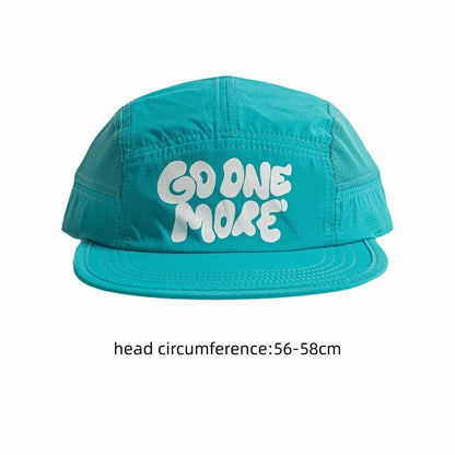 Fashion Thin Baseball Cap Quick-Dry Flat Brim Sports Mesh Cap