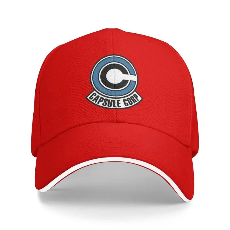 Capsule Corp Print Baseball Cap Daily Casual Sandwich Cap