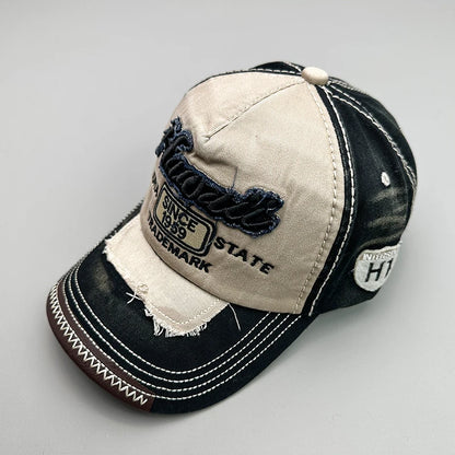 Korean Retro Men Women Baseball Hats Cotton Snapback Caps