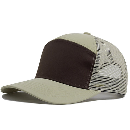 Fashion Hip Hop Mesh Caps Summer 7 Panel Men's Baseball Cap