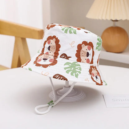 Children Panama Hat Spring Summer Baby Fisherman Hat For Boys Girls Bucket Hats