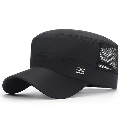Military Cap Flat Top Hat Men's Baseball Hat