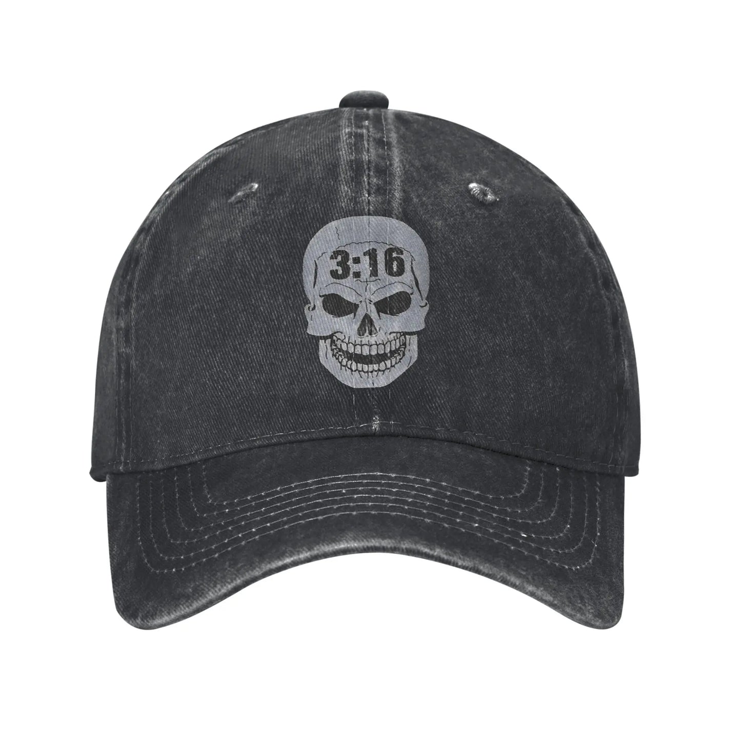 Vintage Stones 316 Steve Austin Cold Baseball Caps Unisex Distressed Washed Sun Cap