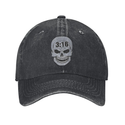 Vintage Stones 316 Steve Austin Cold Baseball Caps Unisex Distressed Washed Sun Cap