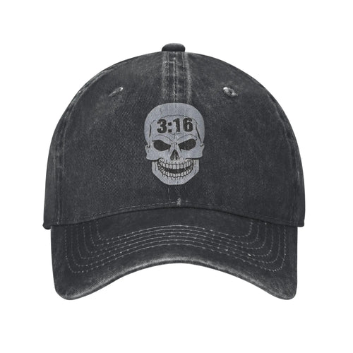 Vintage Stones 316 Steve Austin Cold Baseball Caps Unisex Distressed Washed Sun Cap