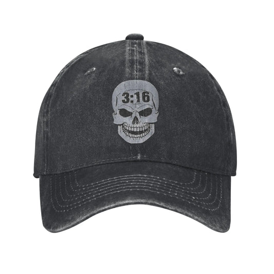 Vintage Stones 316 Steve Austin Cold Baseball Caps Unisex Distressed Washed Sun Cap