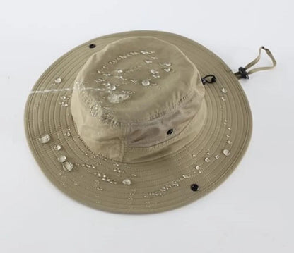 UPF50+ Men Sun Hat Wide Brim Adjustable Women UV Protection Beach Bucket