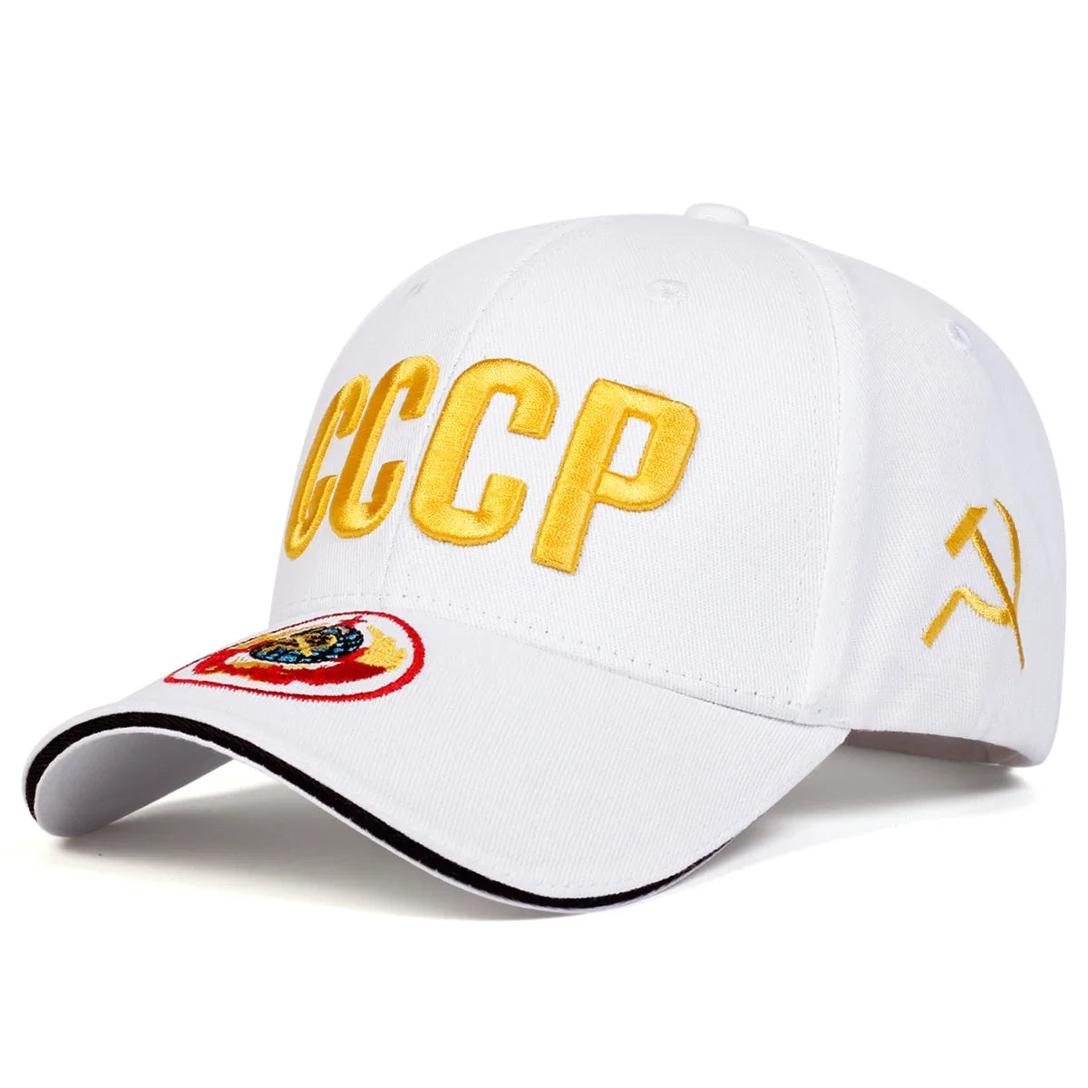 Unisex CCCP Letter Embroidery Baseball Caps Spring and Autumn
