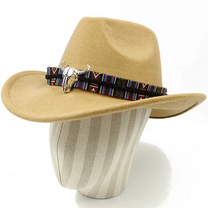 White Cowboy Hat New Jazz Top Cowboy Head Accessories Cowboy Hat