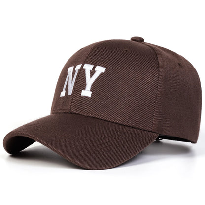 Unisex NY Embroidery Baseball Caps Spring Autumn Outdoor