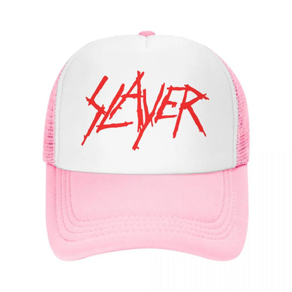 Slayers Logo Trucker Hats Men Women Fashion Dad Hat