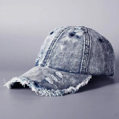 Fashion Vintage Washed Denim Baseball Cap