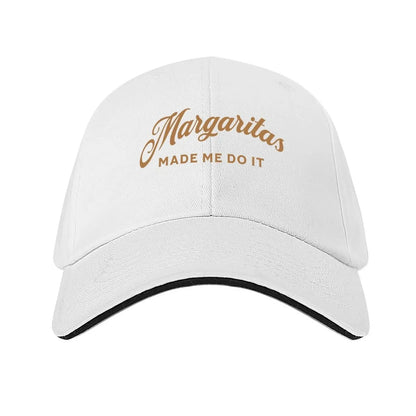 Margaritas Made Me Do It Baseball Cap Golf Sun Cap