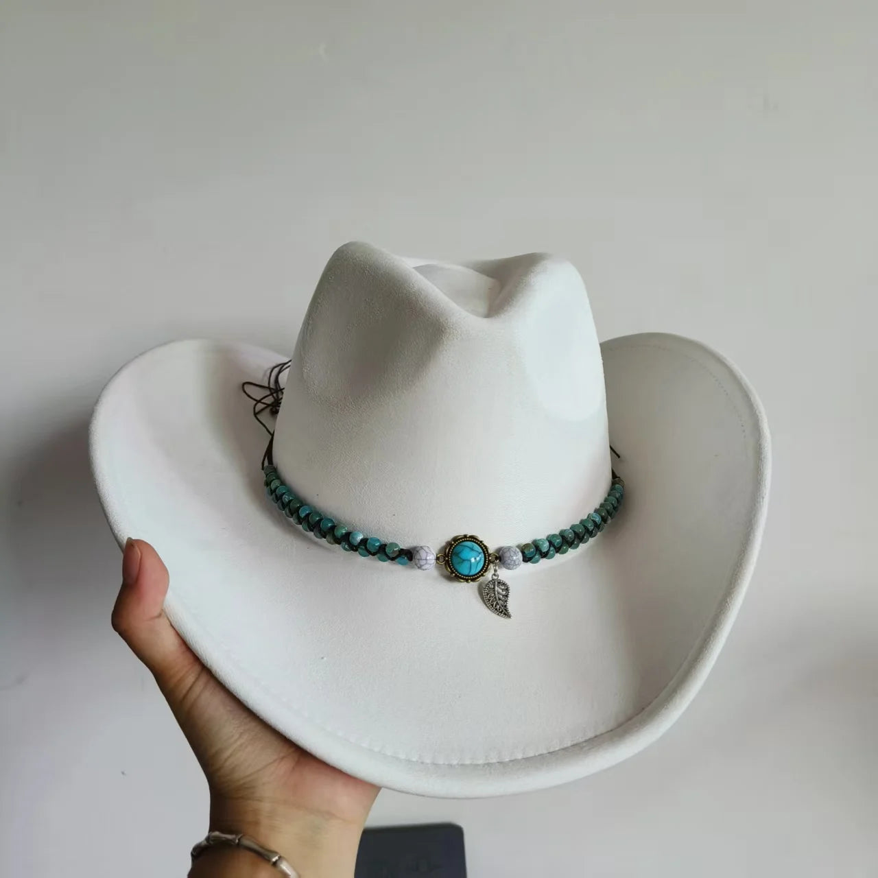 New Western Cowboy Hat Men Suede Hat Wide Brim Cowboy Hat Knight Hat