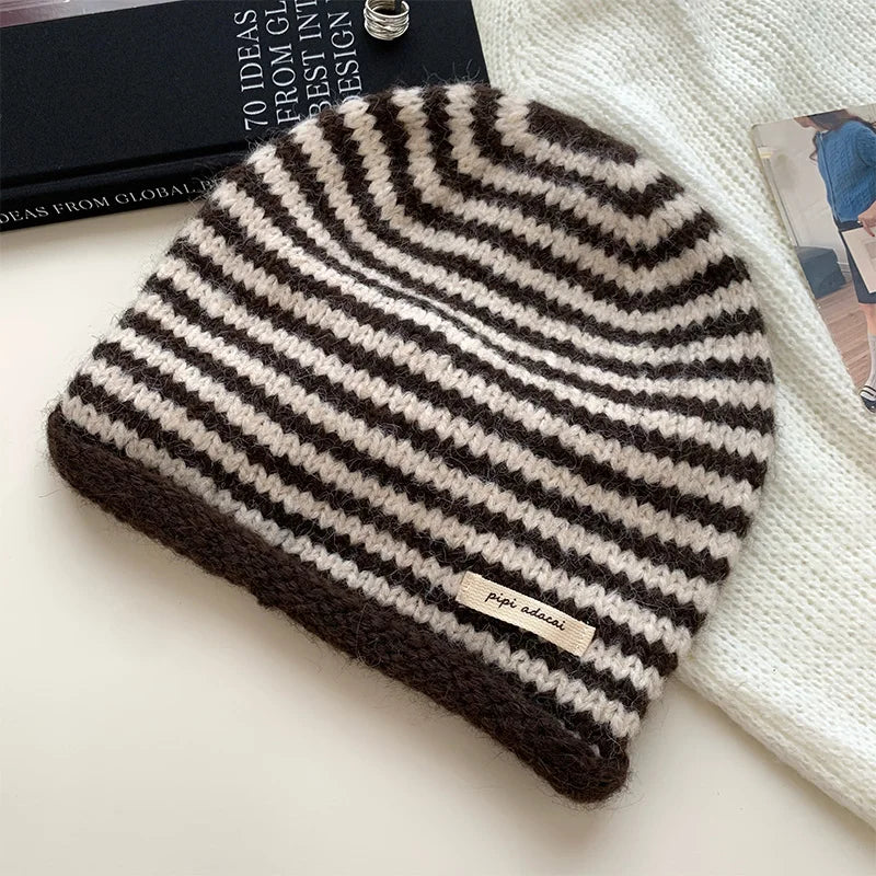 Winter Warm Large Circumference All-Match Ear Protection Woolen Hat