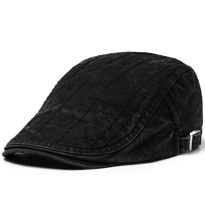 Retro Stylish Newsboy Cap For Men Cotton Beret Unisex Sun Hat