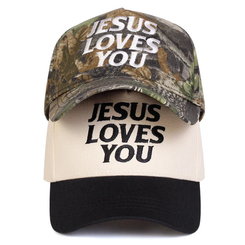 Unisex Jesus Loves YouU Embroidery Baseball Caps Spring and Autumn
