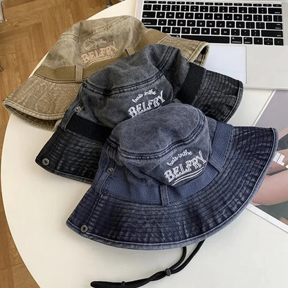 Vintage Washed Western Bucket Hats