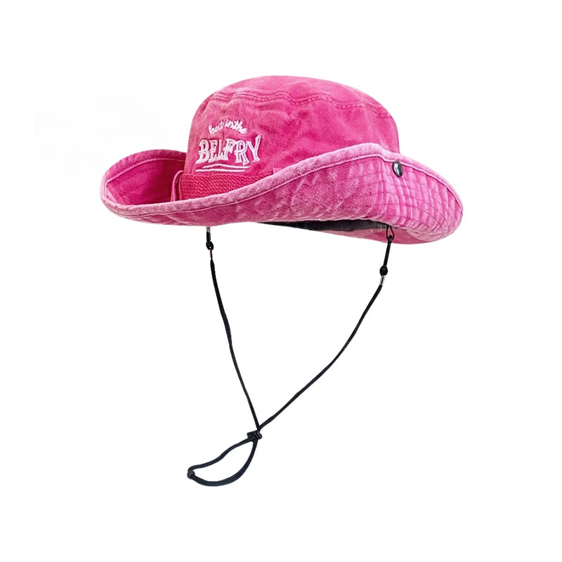 Vintage Washed Western Bucket Hats
