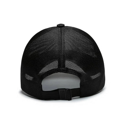 KAIRUI Breathable Full Mesh Hat Men Trendy Baseball Hat Hip Hop Outdoor Leisure Sports Sunshade Hat