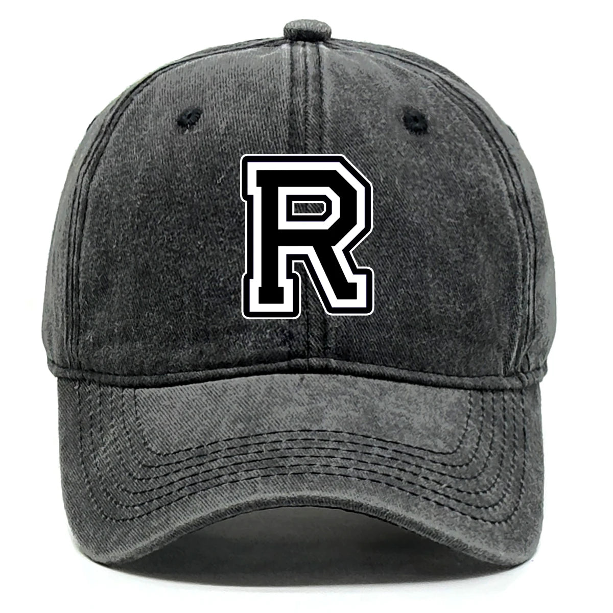 Popular Letters Print Baseball Caps Black Hat Gift Golf Dad Hat