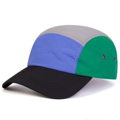 Unisex Multi Color Splicing Baseball Caps Quick Drying Hat