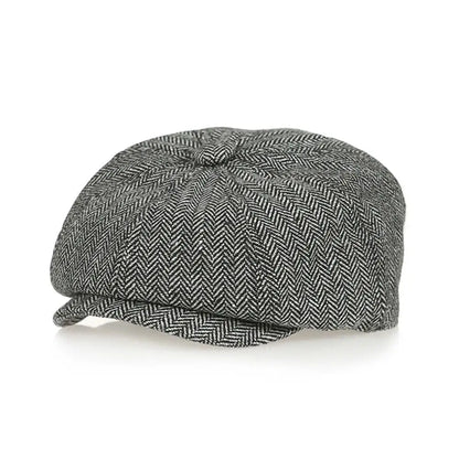 New Tweed Kids Beret Cap Vintage Style Cute Retro Newsboy Hat