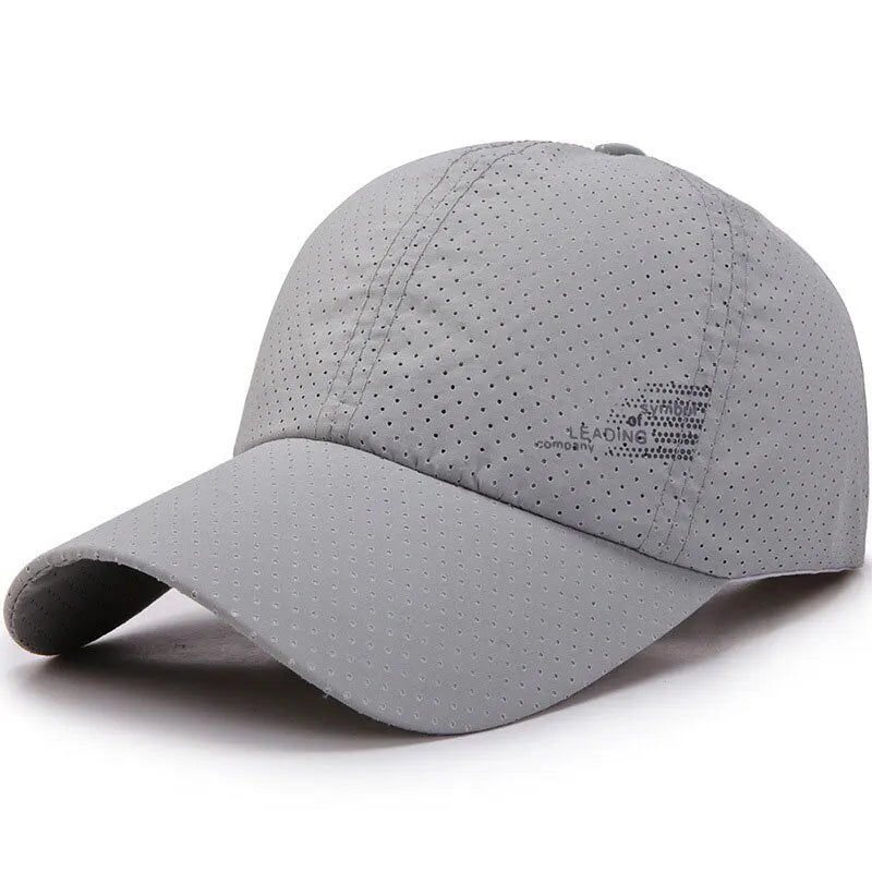 Quick Dry Baseball Cap Outdoor Sports Mesh Breathable Hat