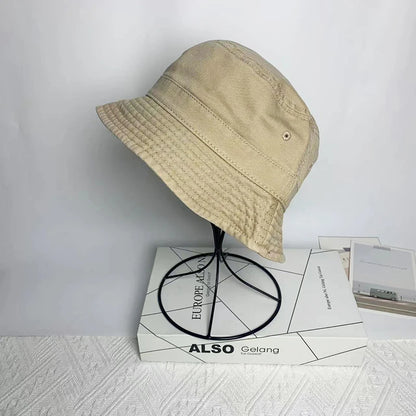 Japanese Style Cotton Simple Bucket Hat