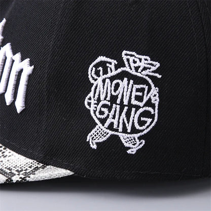 Cross Border Hot Selling in Europe and America Compton Baseball Cap Korean Style Brim Camouflage Hat