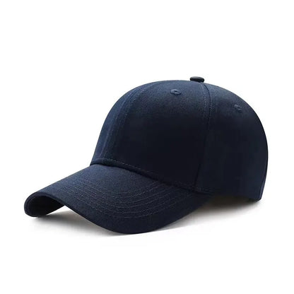 Summer Baseball Cap Pure Cotton Solid Color Cap Fashion Driver Hat Sunshade Four Seasons Hat