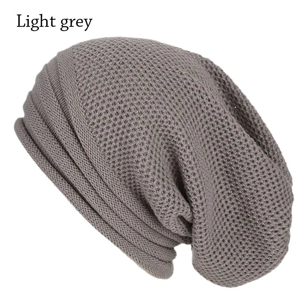 Skiing Slouchy Baggy Winter Hat Beanie Hat Wool Knitted Warm Cap