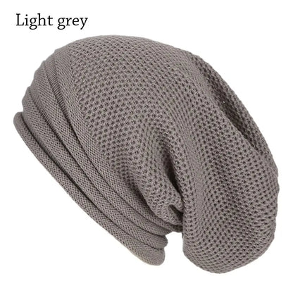 Skiing Slouchy Baggy Winter Hat Beanie Hat Wool Knitted Warm Cap