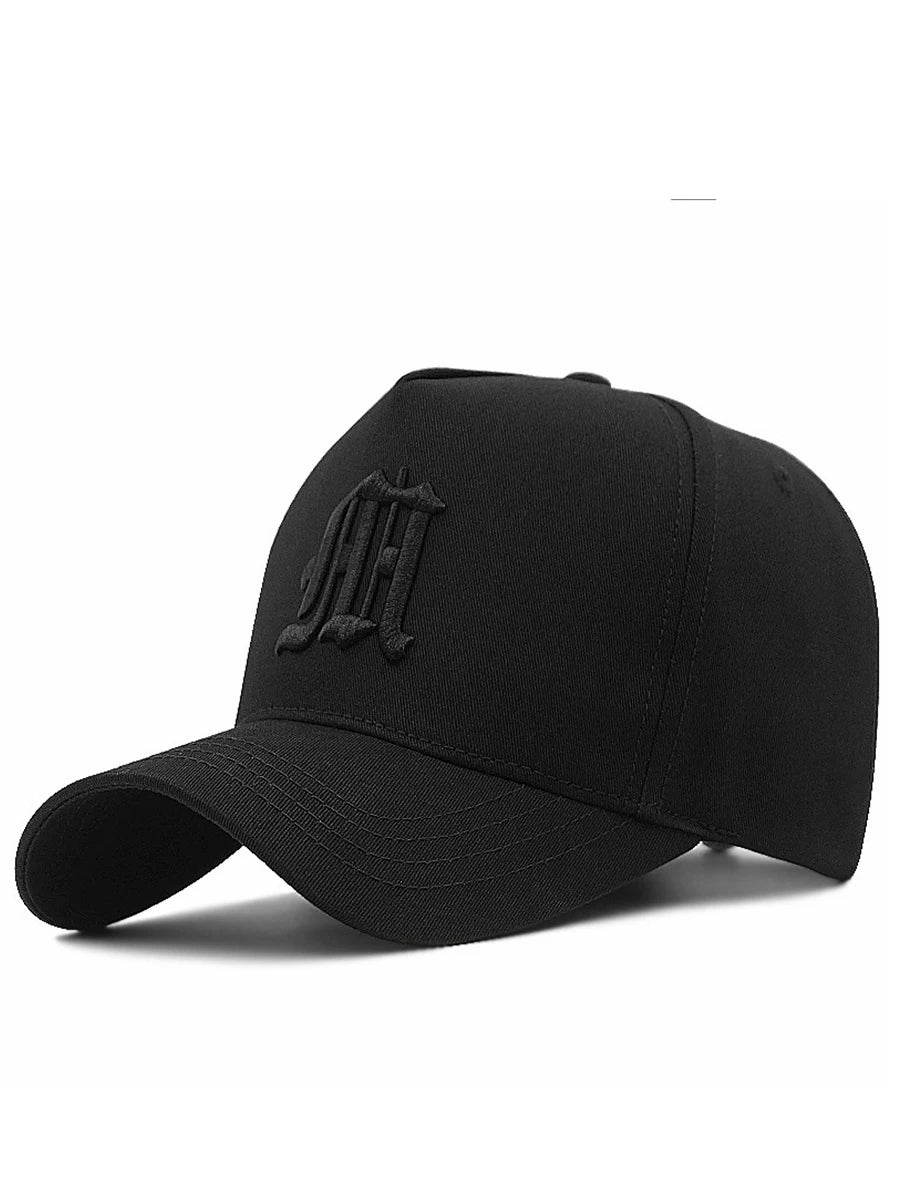 5 Panel Baseball Cap Male Cotton Sun Caps Hiphop Hat Big Size Sport Hats