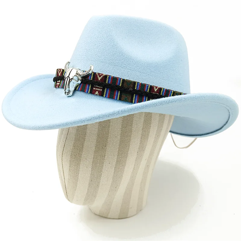 White Cowboy Hat New Jazz Top Cowboy Head Accessories Cowboy Hat