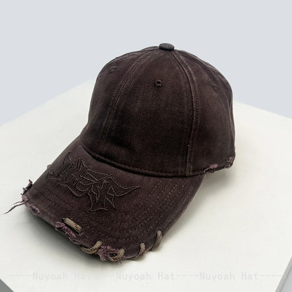 Unisex Hip-Hop Braided Rope Letter Embroidery Baseball Cap